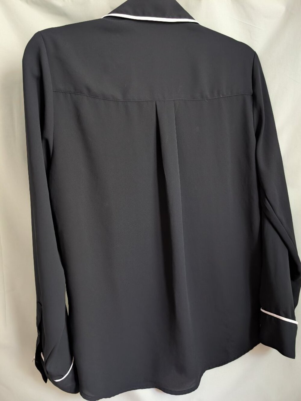 Express Portofino Shirt - Black with White - Picture 3 of 5